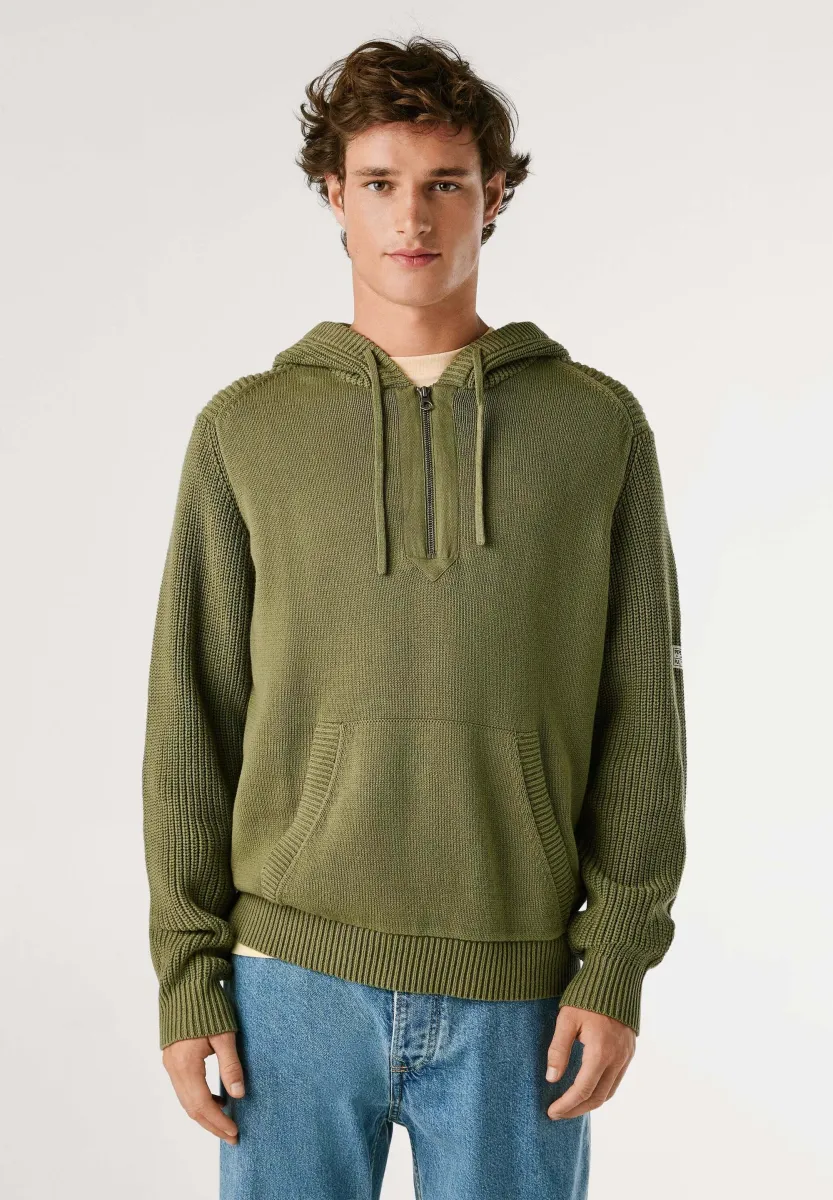 PHOENIX  - Kapuzenpullover - military green