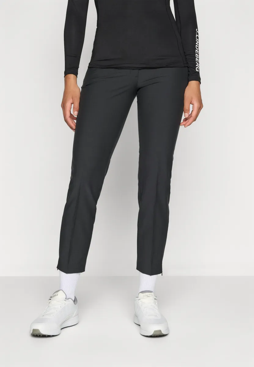 PIA PANT - Stoffhose - black