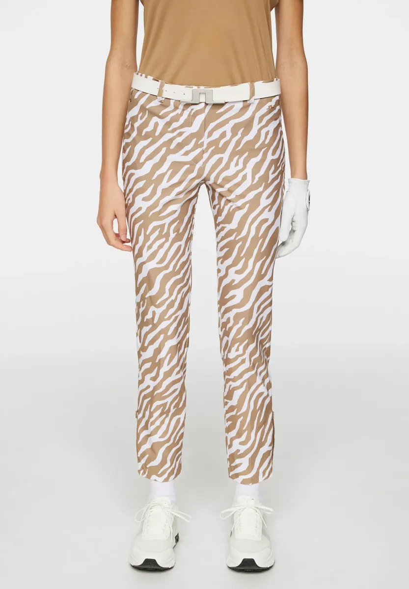 PIA PRINT - Stoffhose - tigers eye