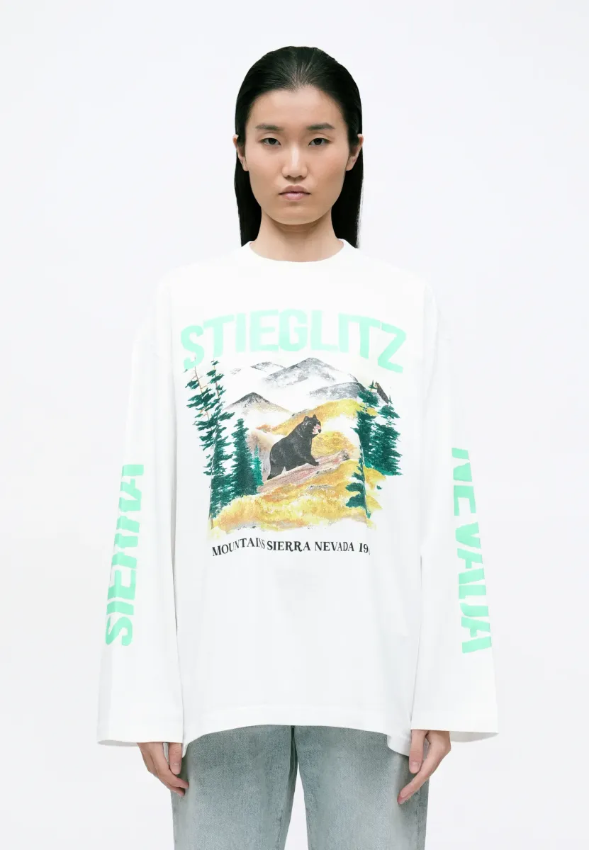 PICO WIDE SKATE LONGSLEEVE - Langarmshirt - white