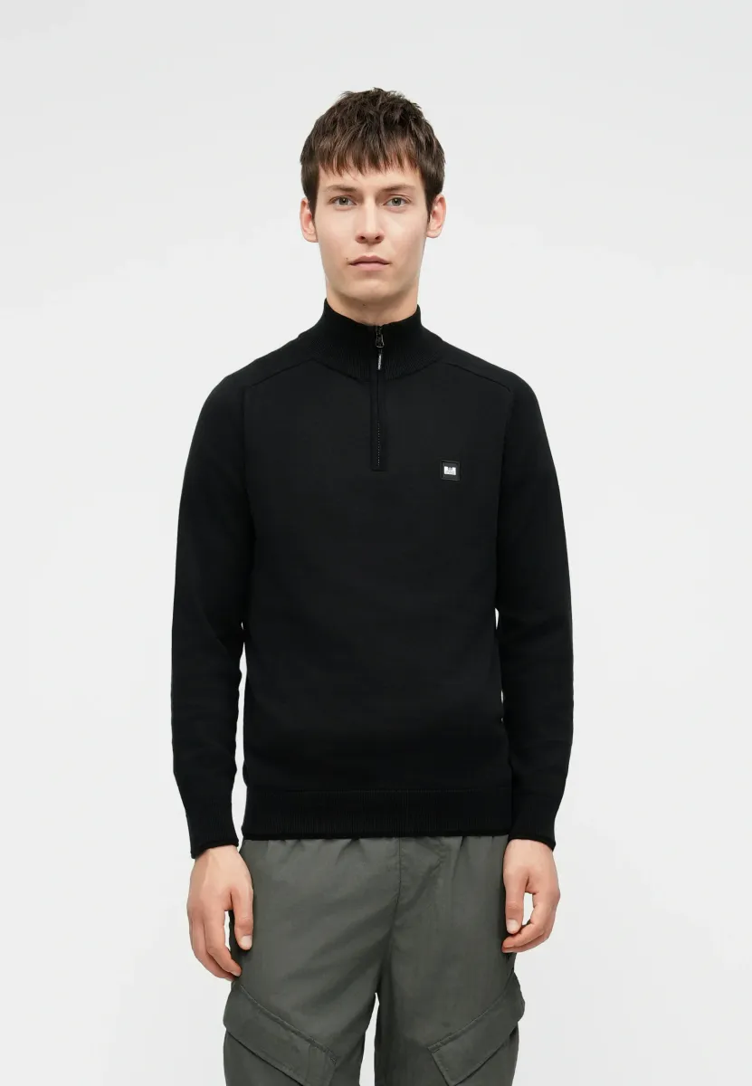 PIERRE - Strickpullover - black