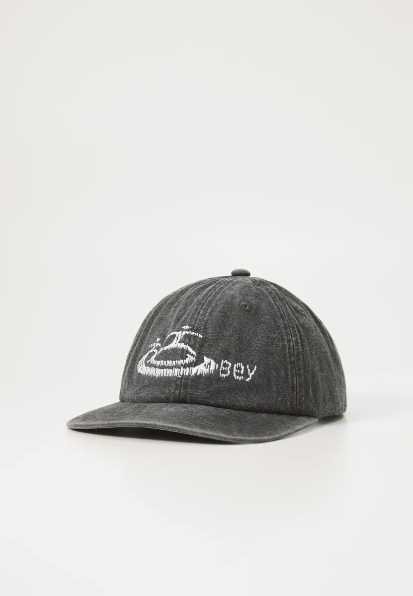 PIGMENT CORP 6 PANEL UNISEX - Cap - pigment black