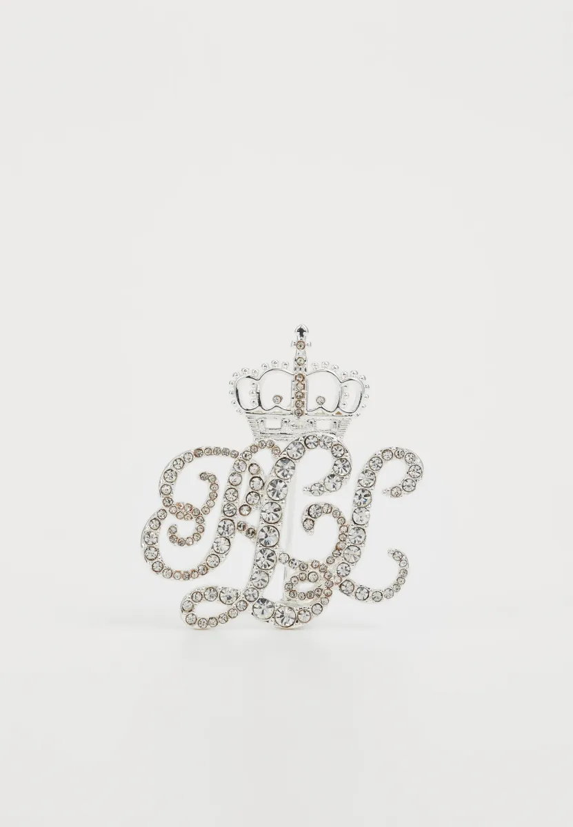 PIN MICROPAVE CROWN - Brosche - silver-coloured