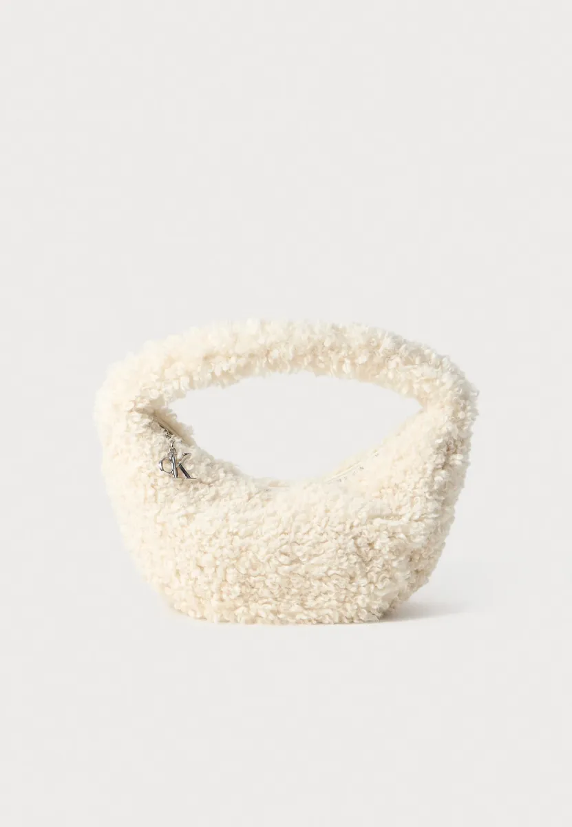 PINCHED SHERPA - Handtasche - natural