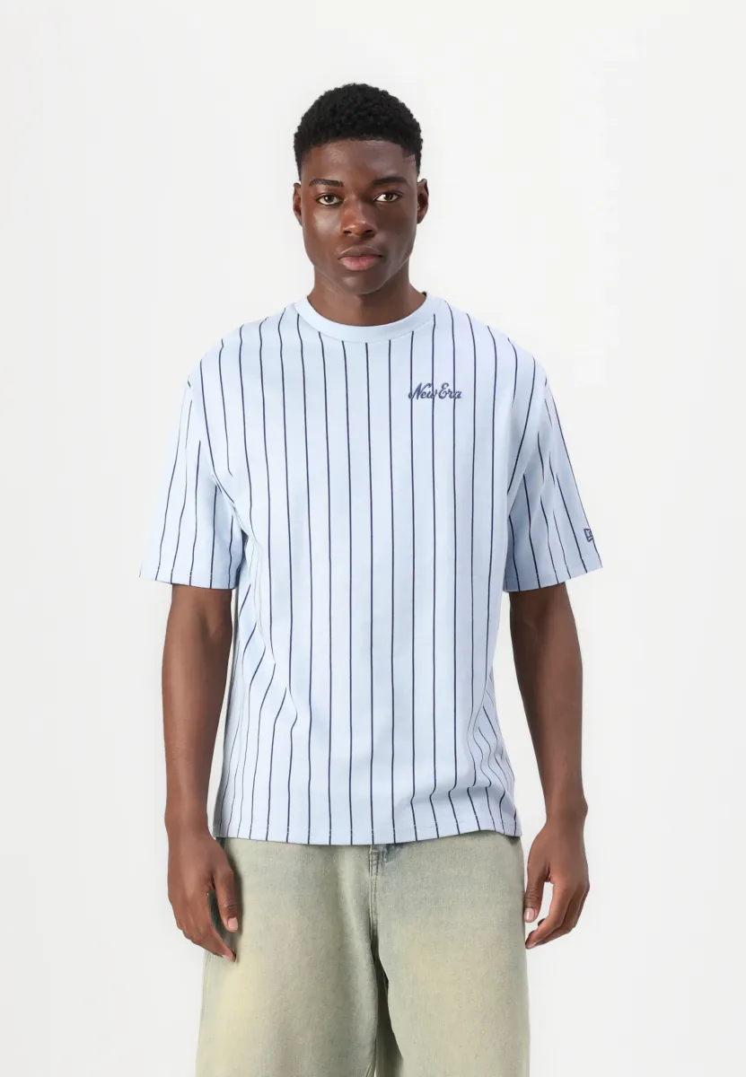 PINSTRIPE TEE - T-Shirt print - light blue