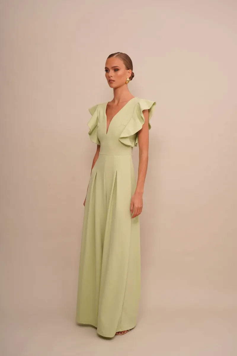PIP RUFFLE - Jumpsuit - pistachio