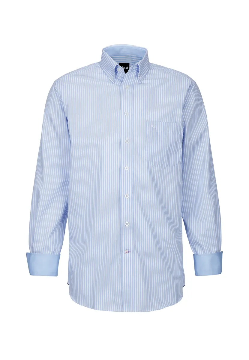 PISA BUTTON DOWN LANGARM REGULAR FIT - Hemd - blue