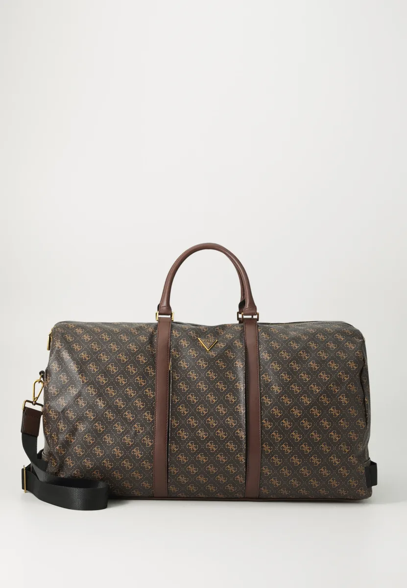 PISA DOUBLE ZIP - Weekender - brown/ochre/burgundy