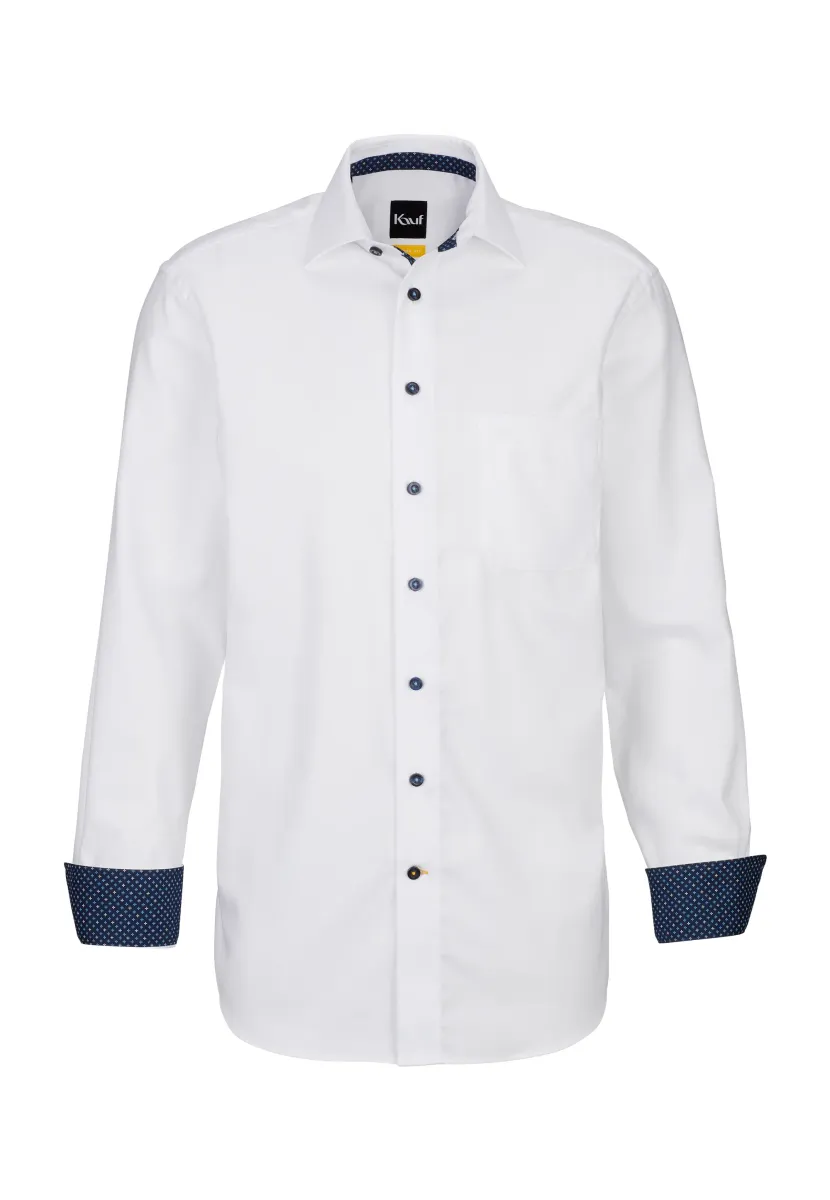 PISA NEW KENT LANGARM REGULAR FIT - Businesshemd - white