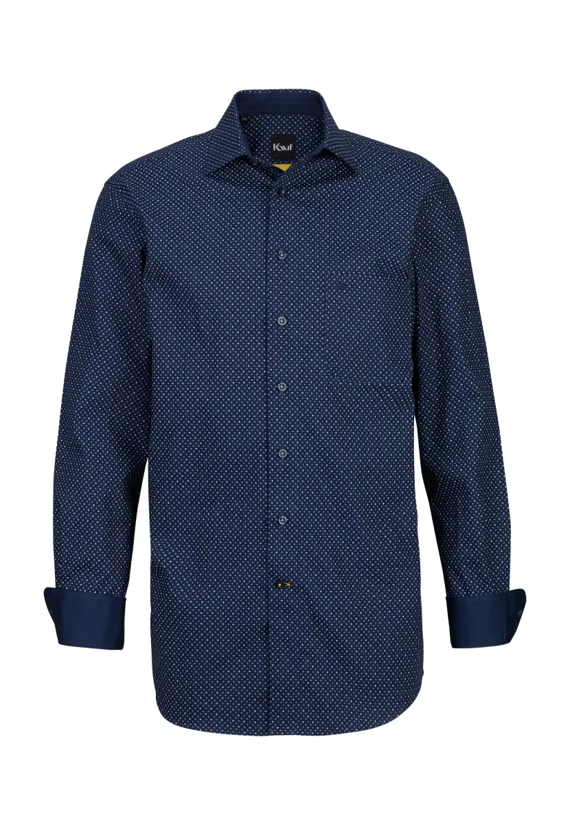 PISA NEW KENT LANGARM REGULAR FIT - Hemd - dark blue