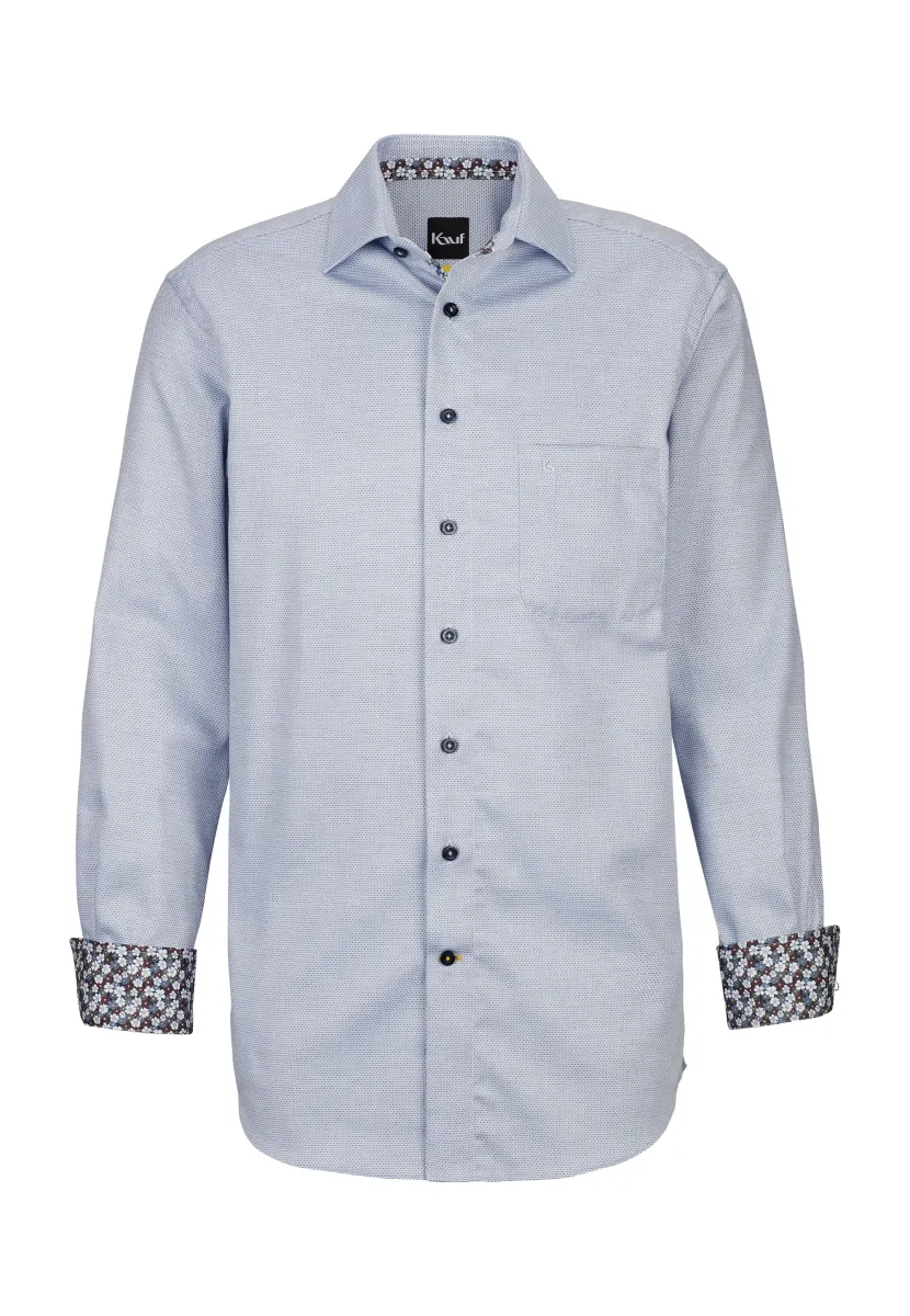 PISA NEW KENT LANGARM REGULAR FIT - Hemd - light blue
