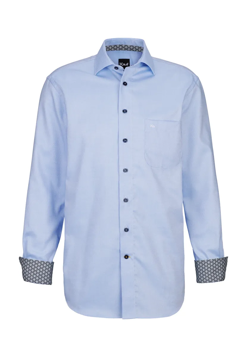 PISA NEW KENT LANGARM REGULAR FIT - Hemd - light blue