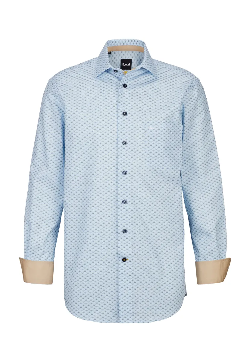 PISA NEW KENT LANGARM REGULAR FIT - Hemd - light blue