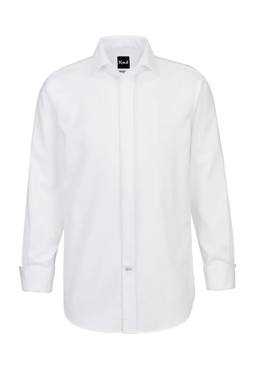 PISA NEW KENT LANGARM REGULAR FIT - Hemd - white
