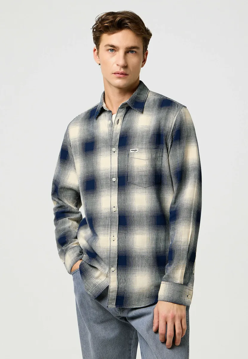 PKT - Hemd - dusty blue