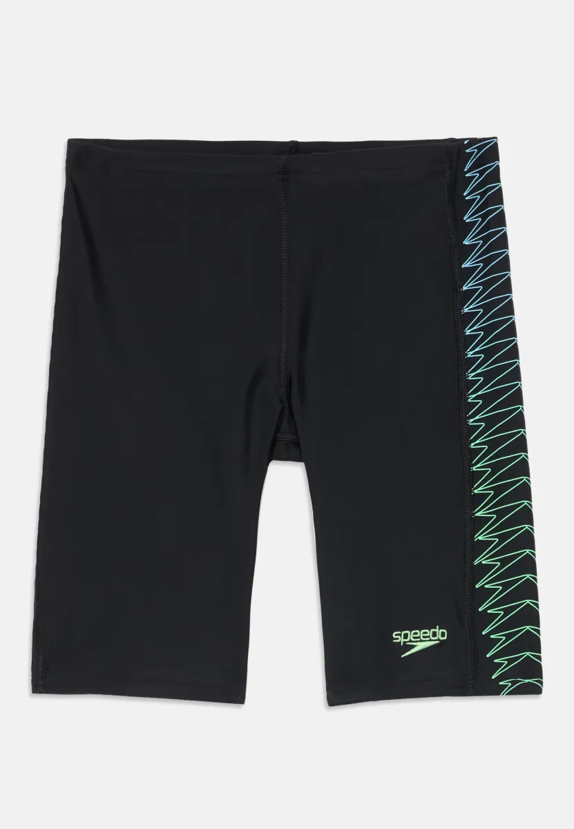 PLASTISOL PLACEMENT JAMMER - Badehose Pants - anthracite/alfalfa green