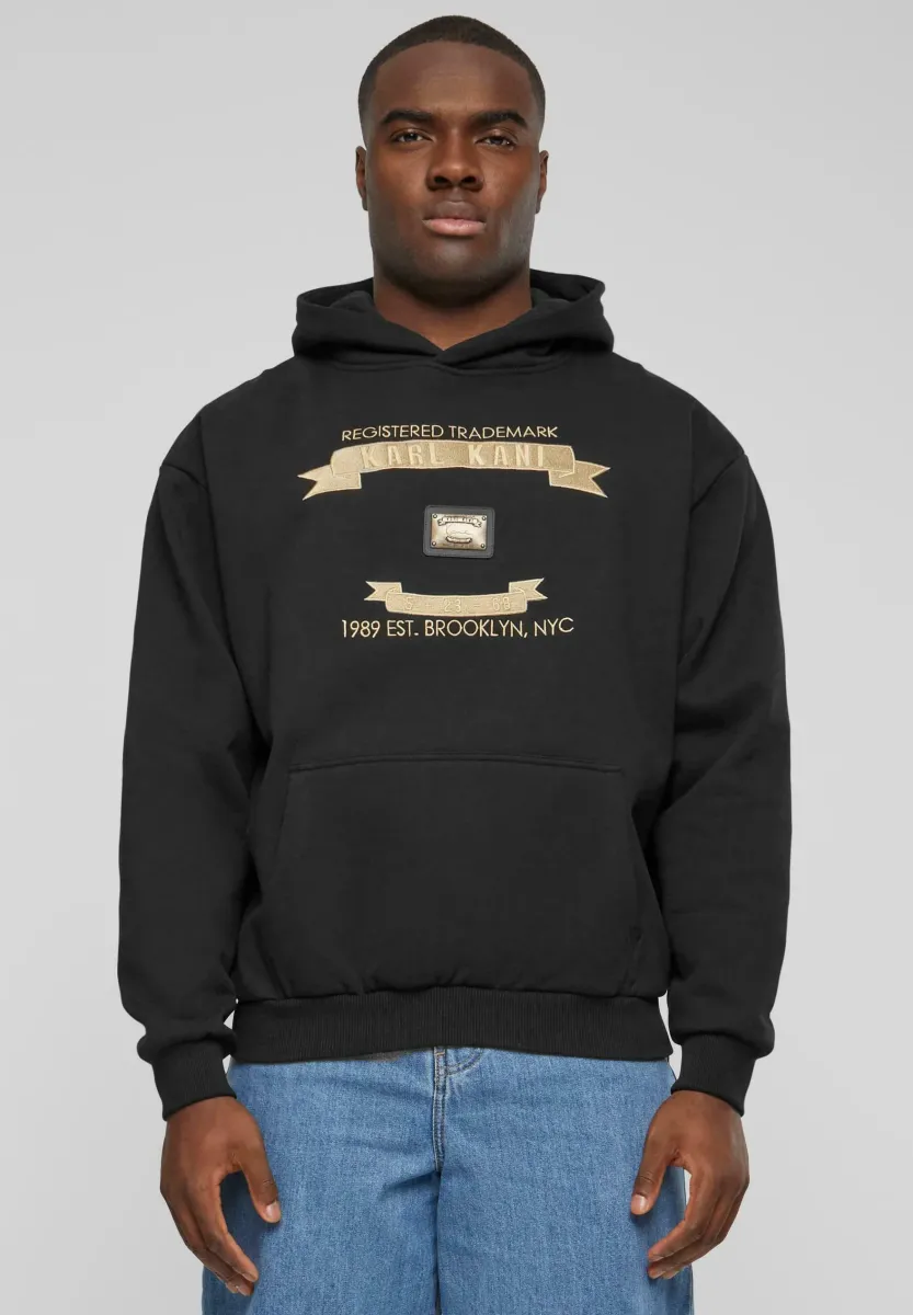 PLATE OS - Kapuzenpullover - black