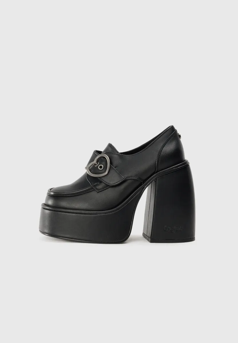 Plateaupumps - black