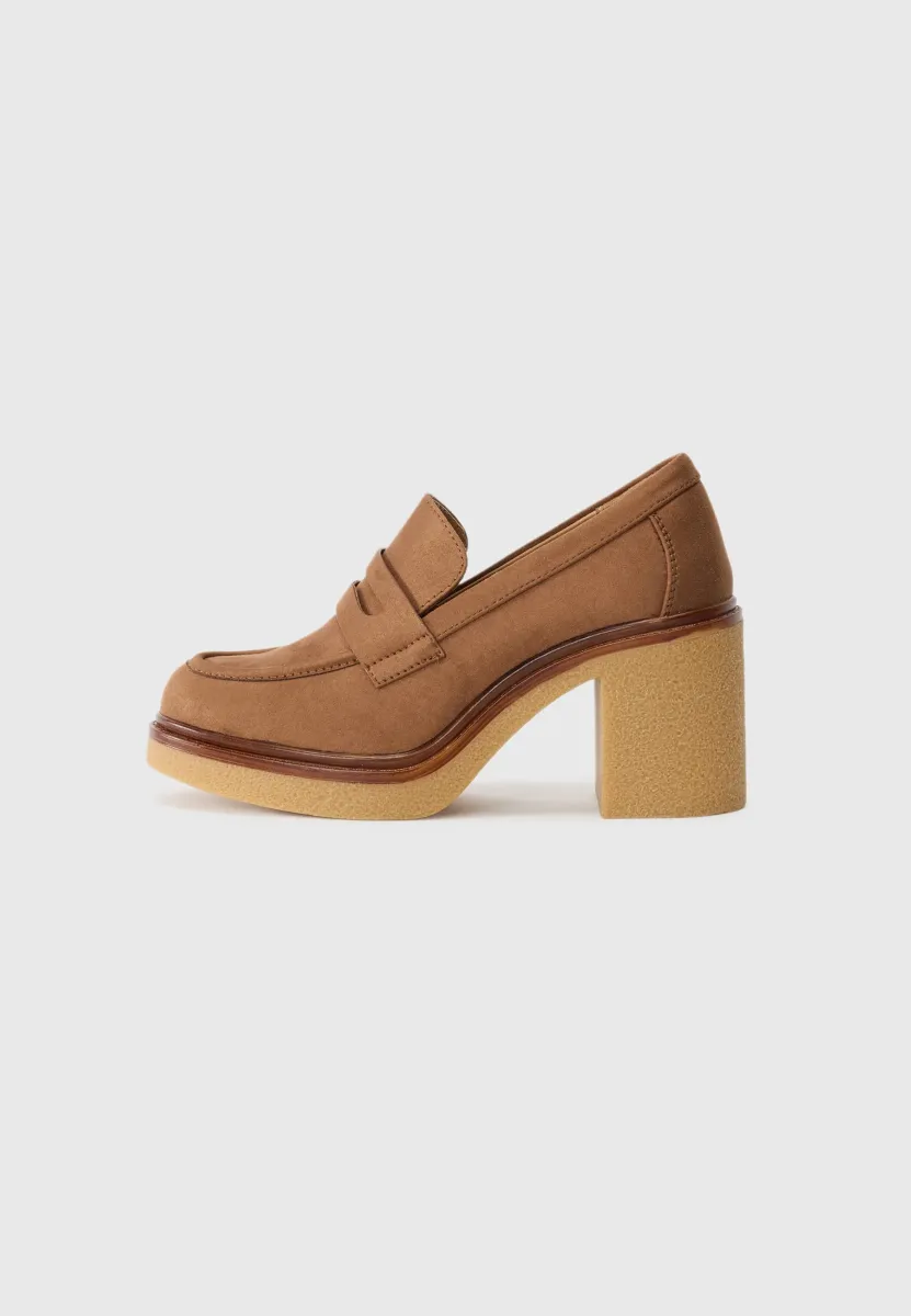 Plateaupumps - brown