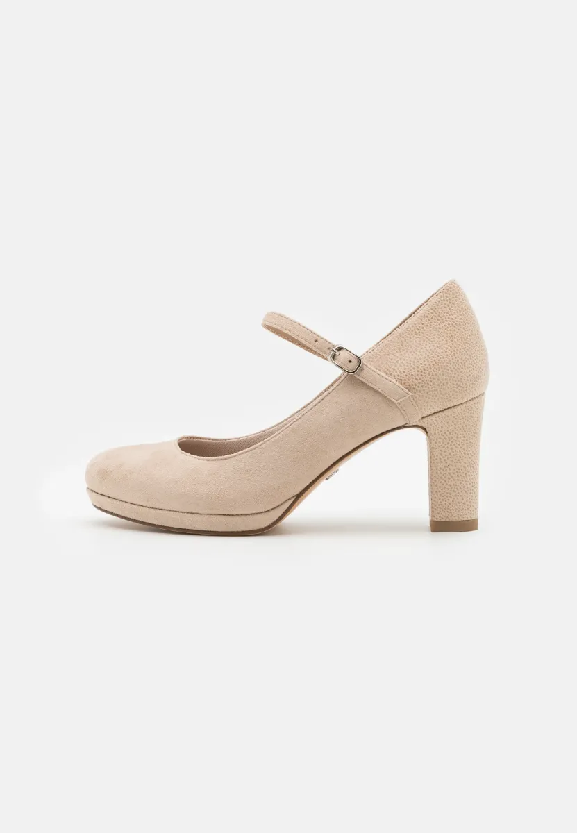 Plateaupumps - ivory comb
