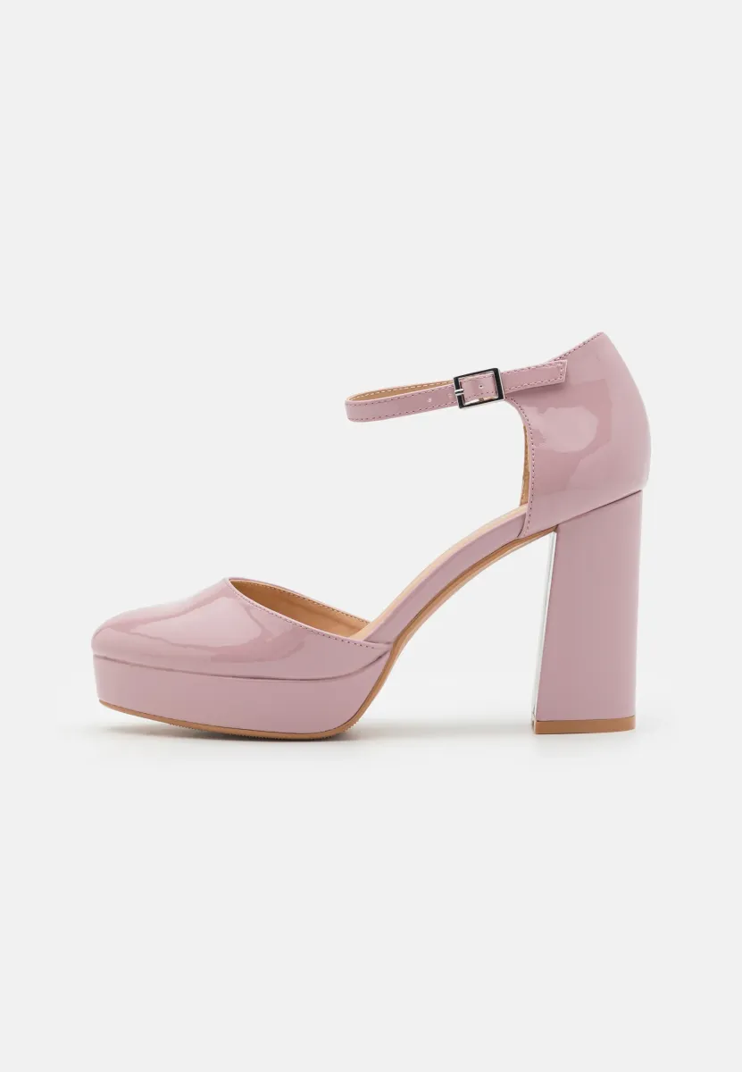 Plateaupumps - light pink
