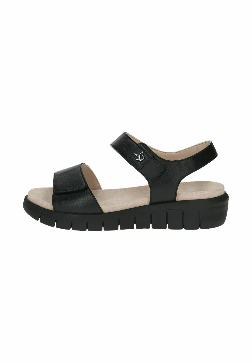 Plateausandalette - black blk sole