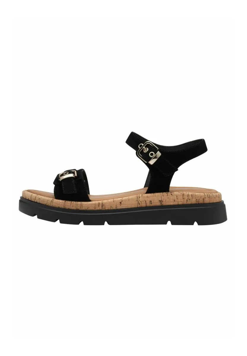 Plateausandalette - black