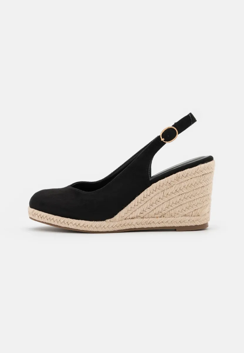 Plateausandalette - black