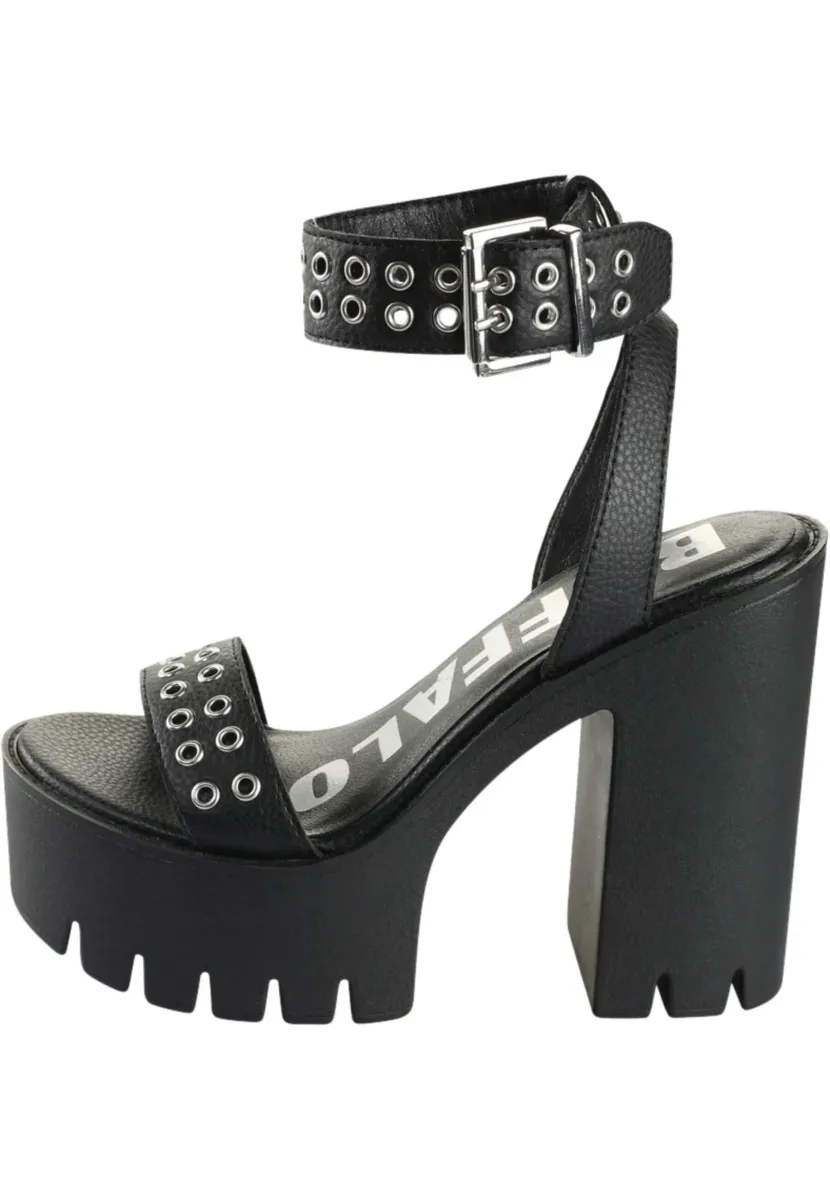 Plateausandalette - black