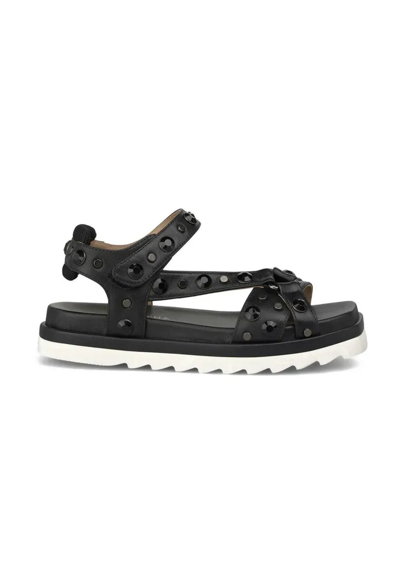 Plateausandalette - black