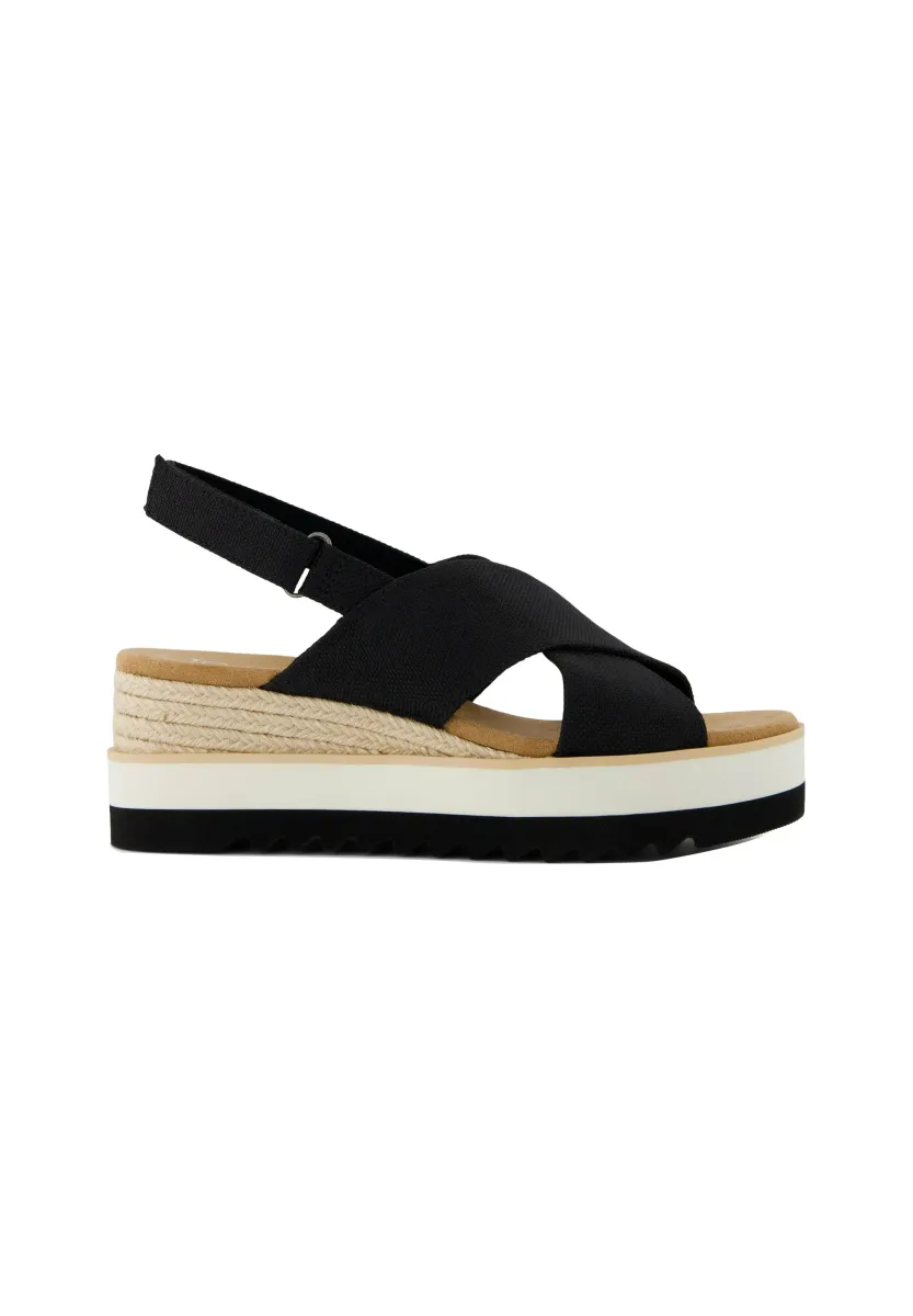 Plateausandalette - black