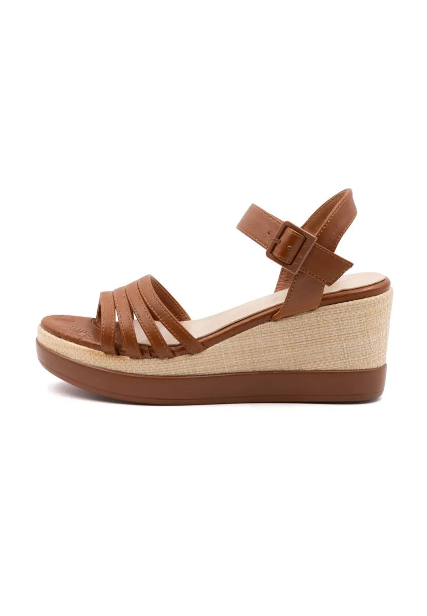 Plateausandalette - brown