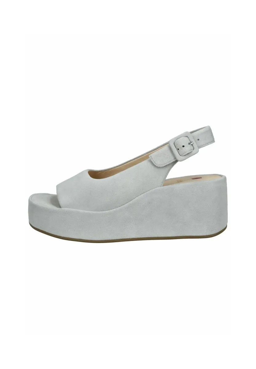 Plateausandalette - iceblue