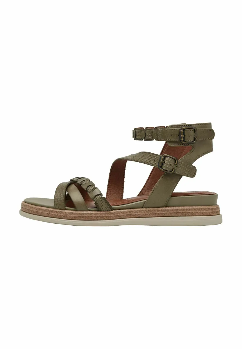 Plateausandalette - sage