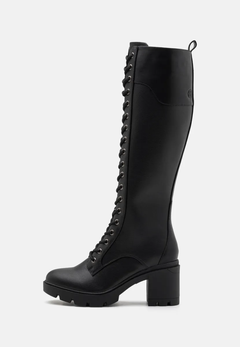 Plateaustiefel - black