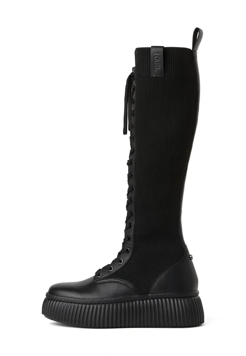 Plateaustiefel - black