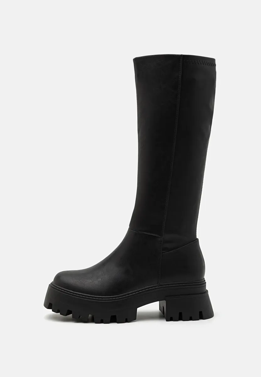 Plateaustiefel - black