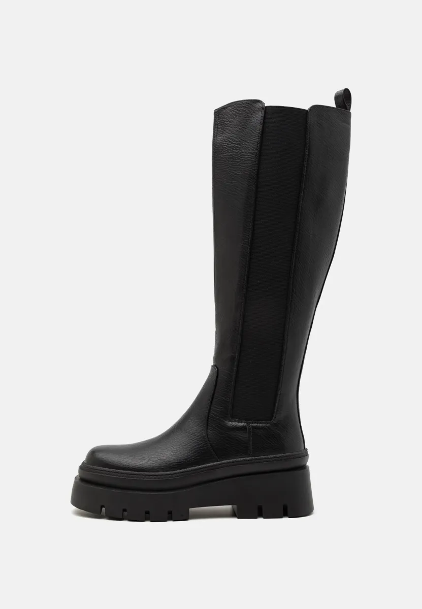 Plateaustiefel - black