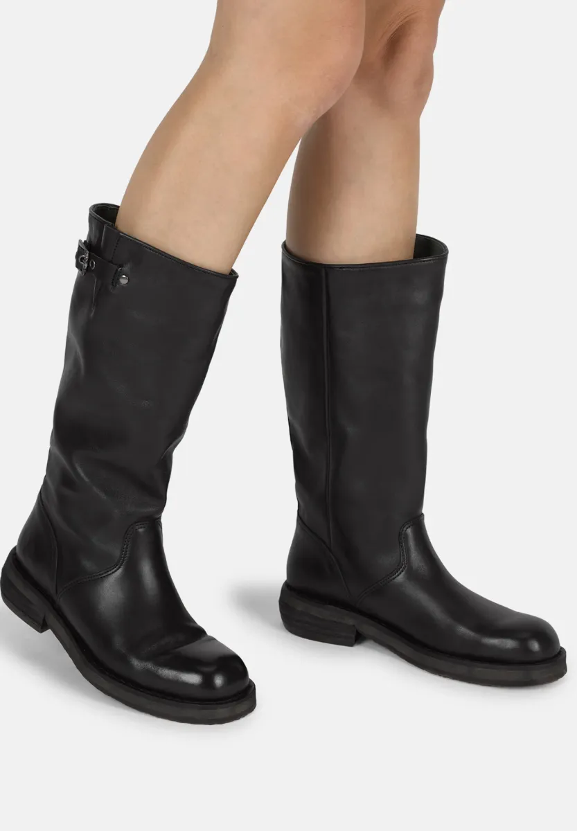 Plateaustiefel - black