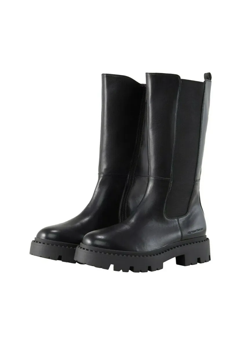 Plateaustiefel - black