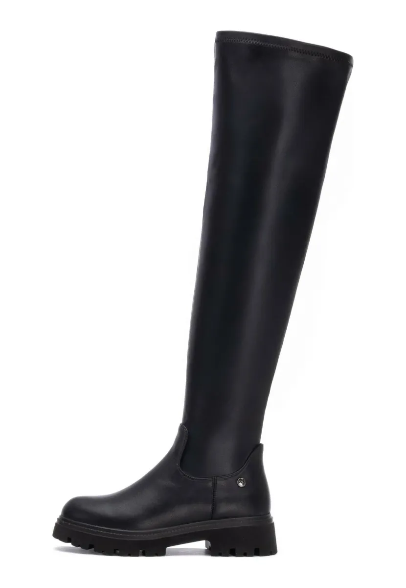 Plateaustiefel - black