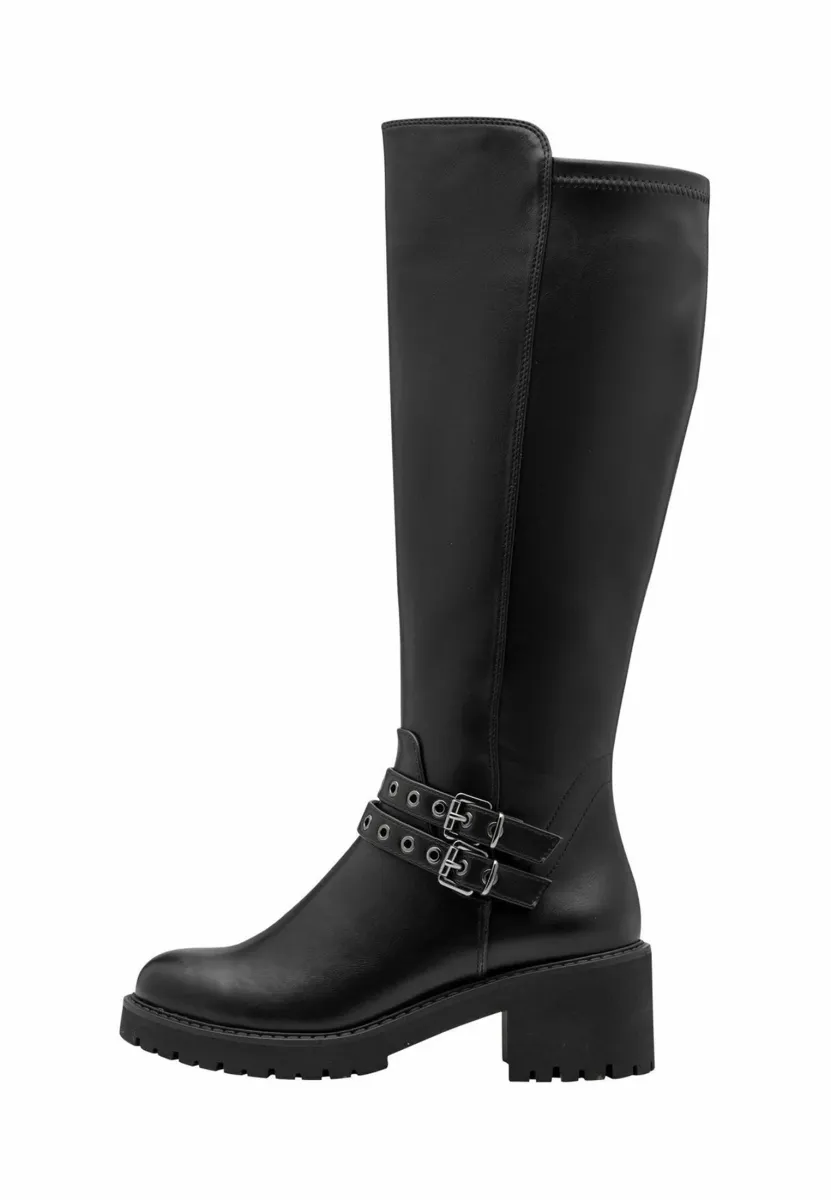 Plateaustiefel - black