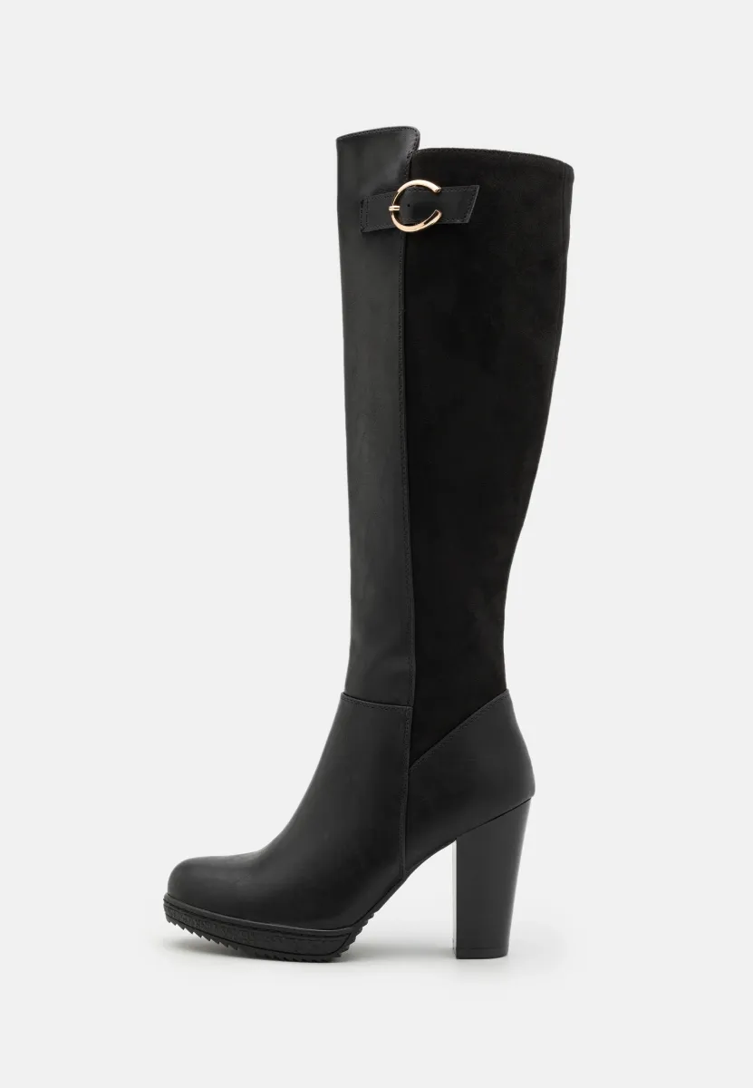 Plateaustiefel - black