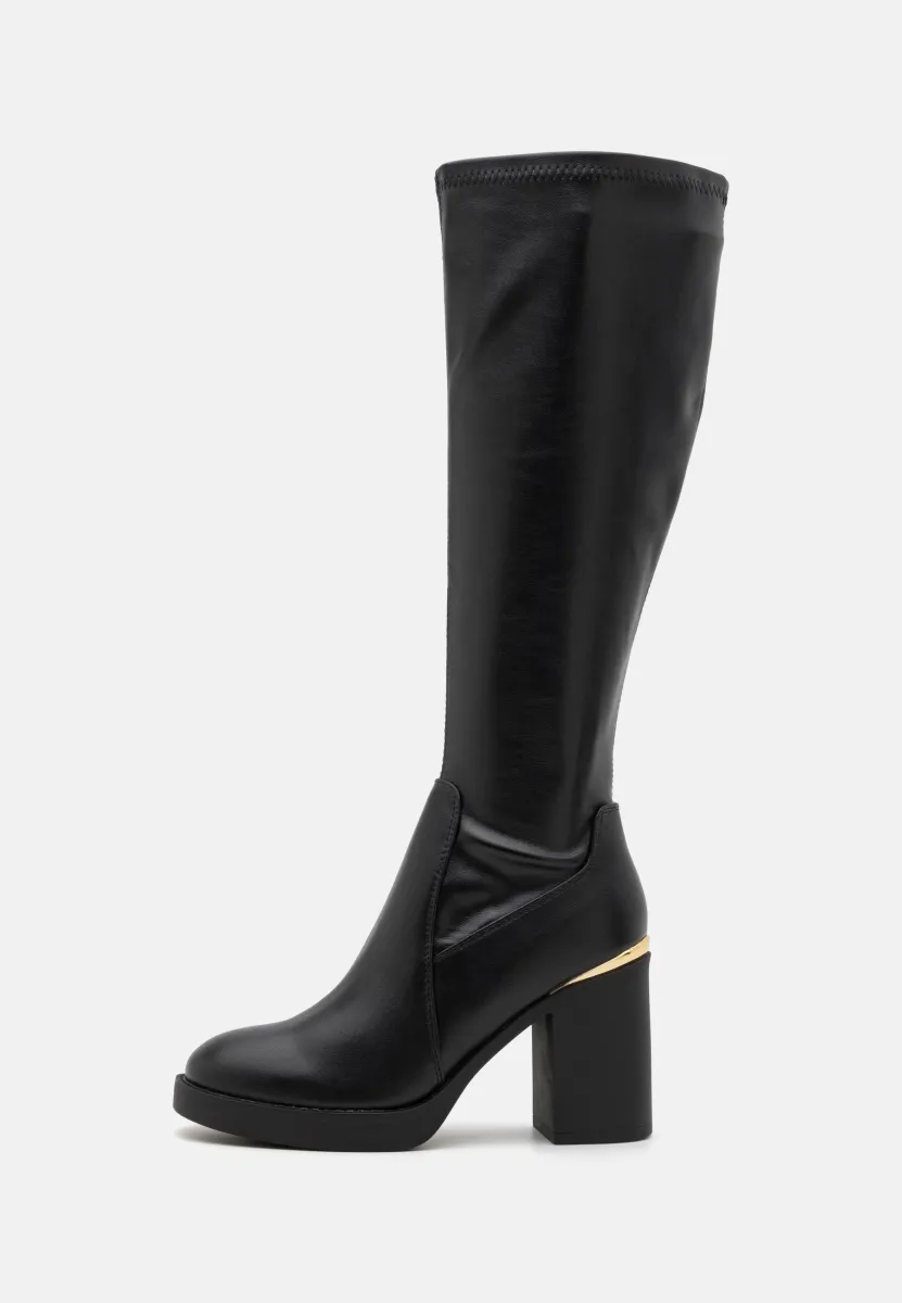 Plateaustiefel - black