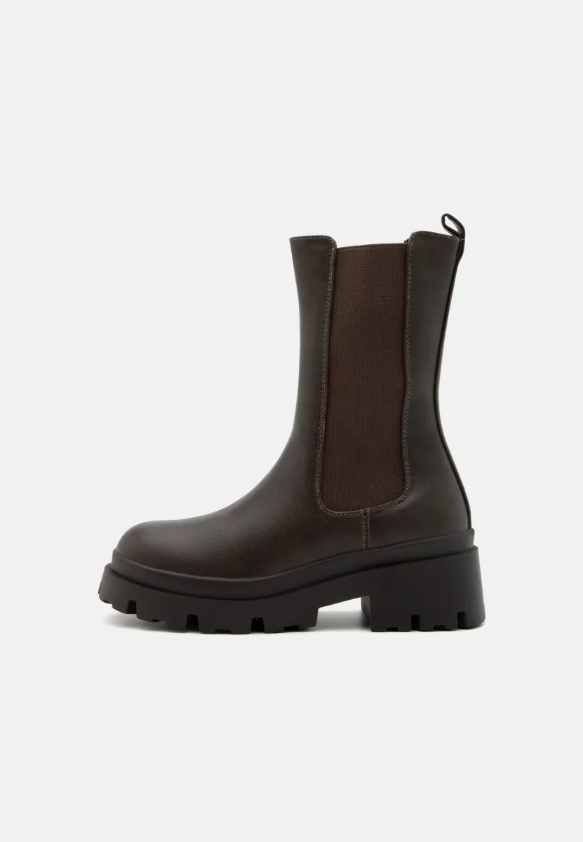 Plateaustiefel - dark brown