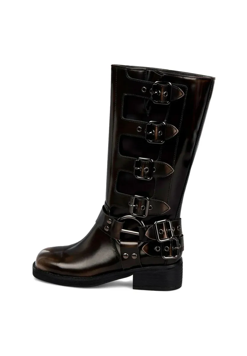 Plateaustiefel - gris