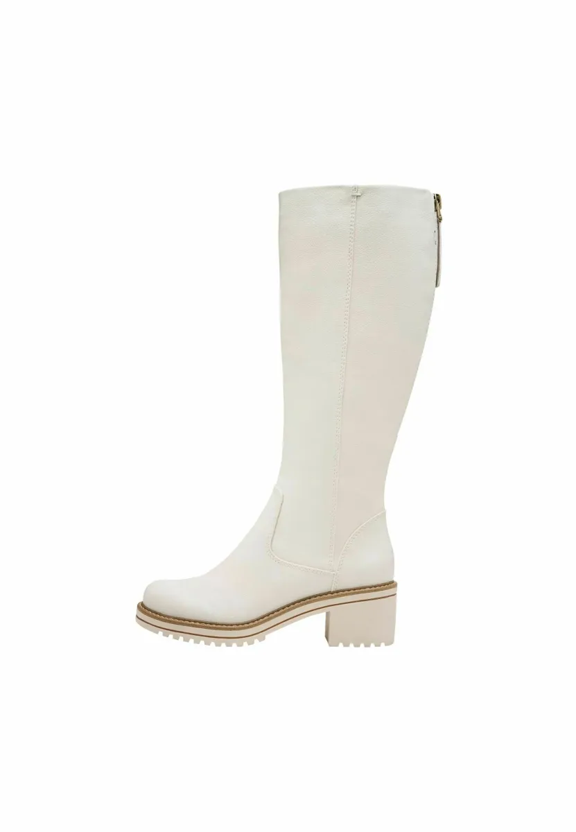 Plateaustiefel - ivory