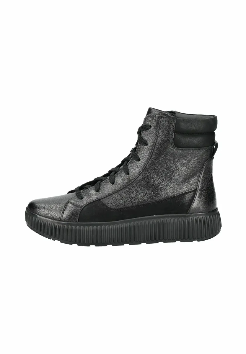 Plateaustiefelette - black c
