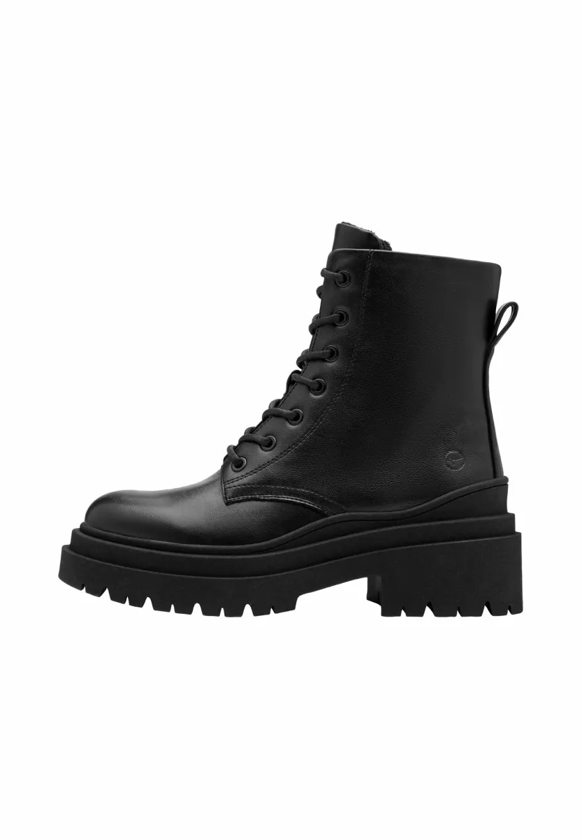 Plateaustiefelette - black matt
