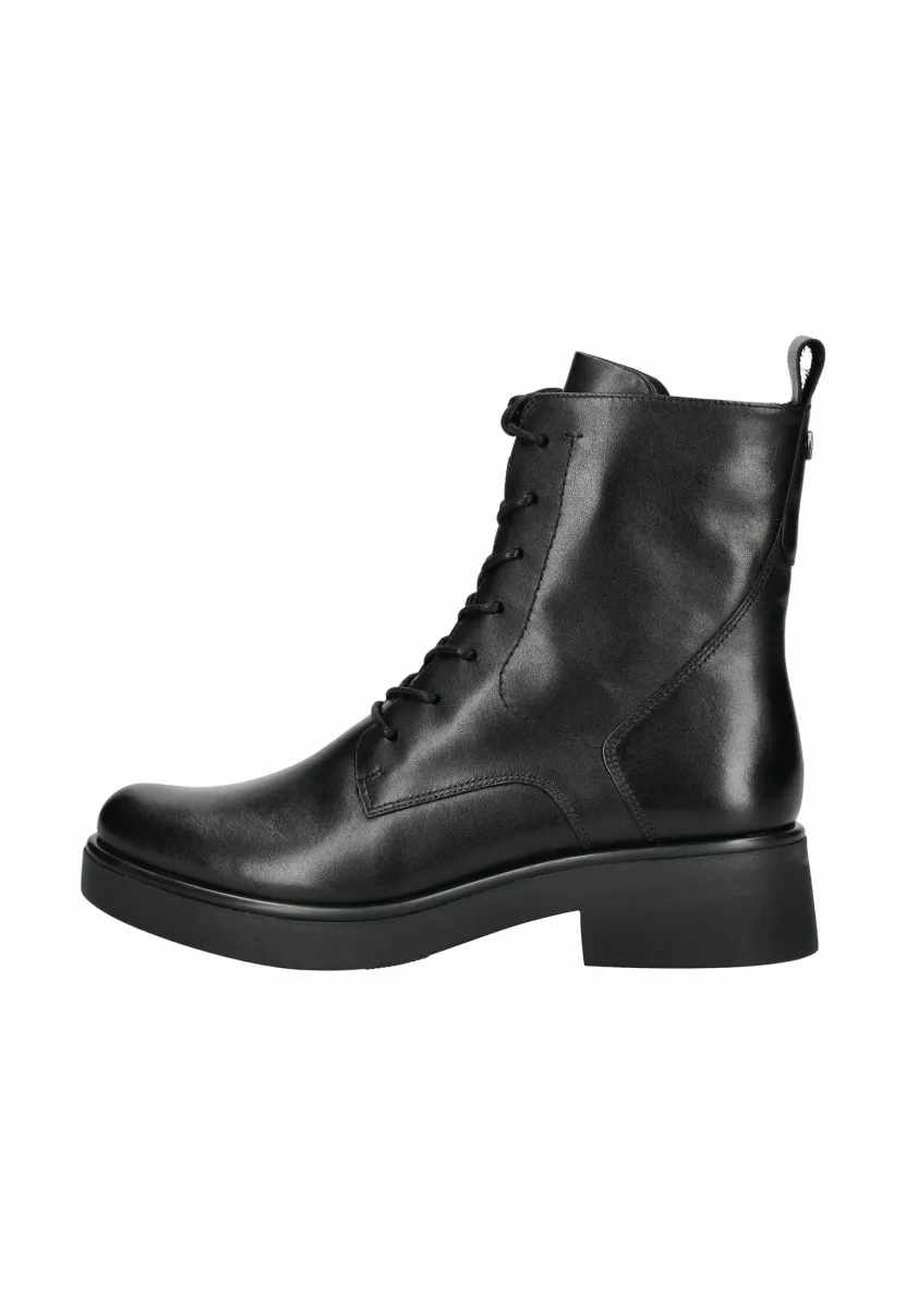 Plateaustiefelette - black nappa